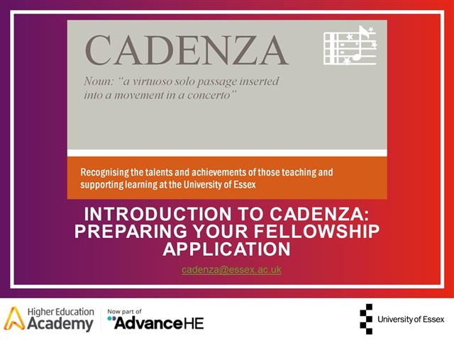 CADENZA quick summary