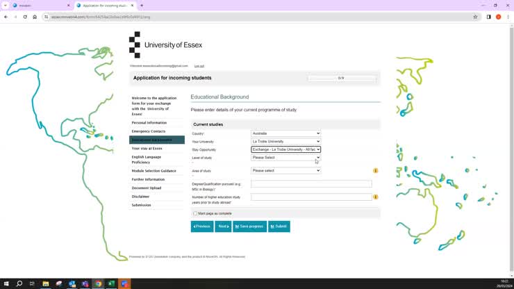 Record application form video - KD and CV - Imported from Zoom
